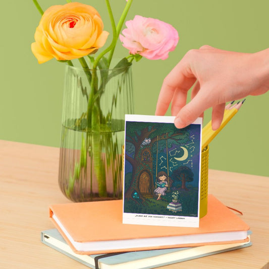 Kunstdruck "Klara auf der Schaukel" - Secret Library