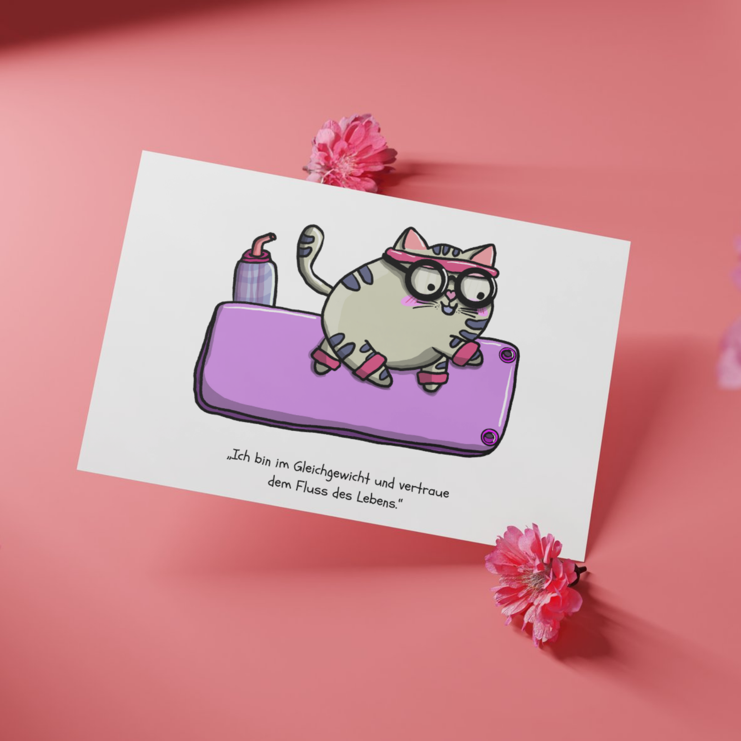 Postkarte "Mieze Käthe - Vertrauen & Gleichgewicht"
