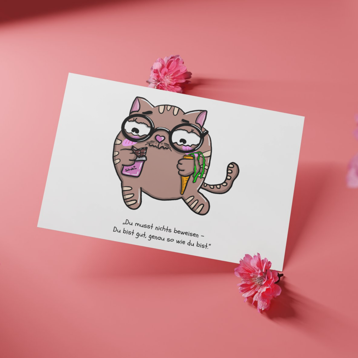 Postkarte "Mieze Konrad - Du bist genau richtig"