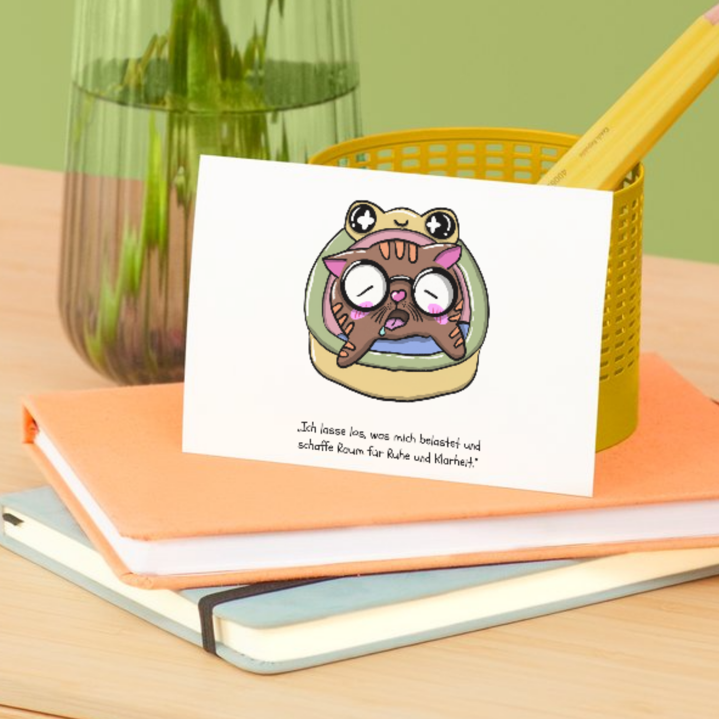 Postkarte „Mieze Ludwig – Raum für Ruhe und Klarheit“