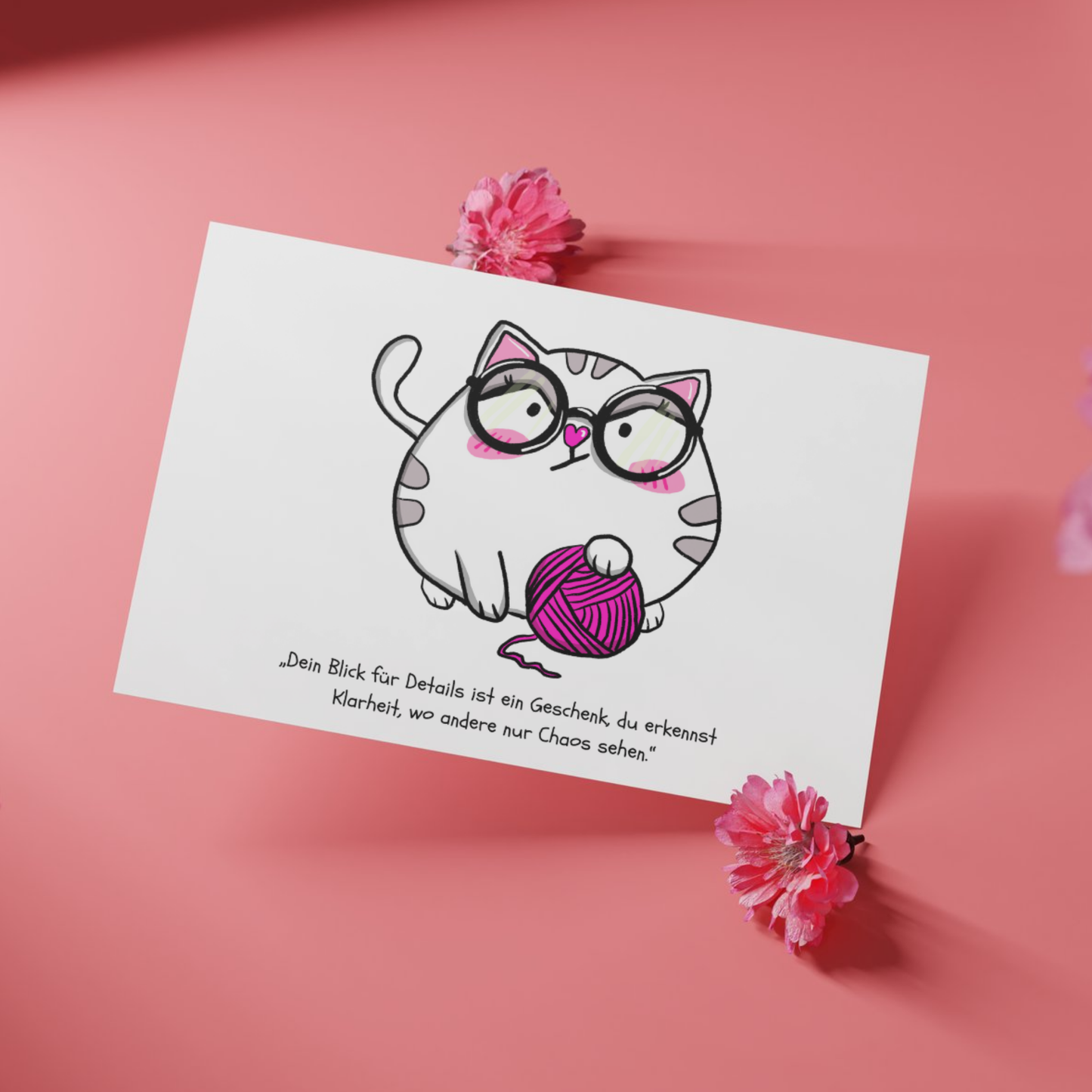 Postkarte „Mieze Wilma – Klarheit im Detail“