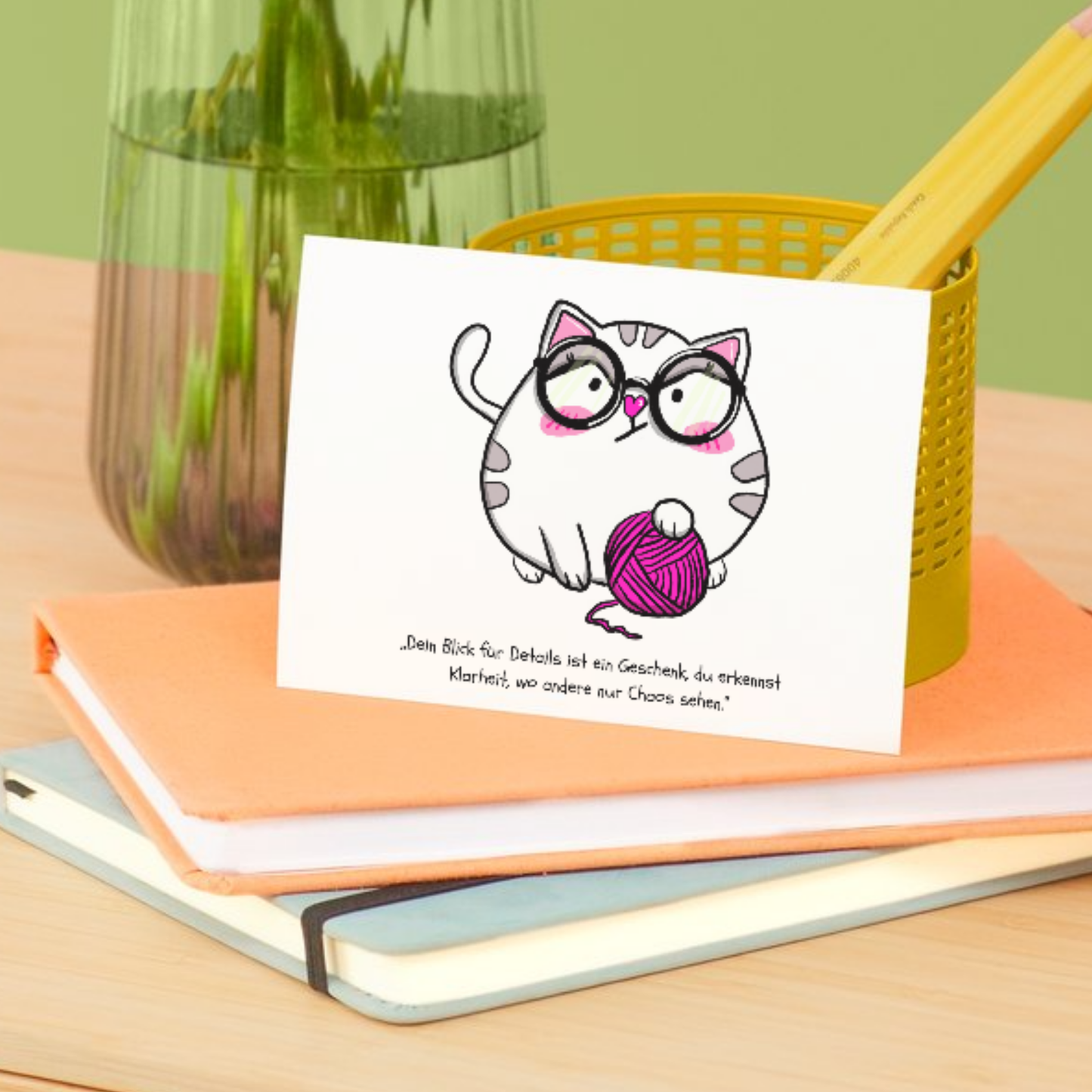 Postkarte „Mieze Wilma – Klarheit im Detail“
