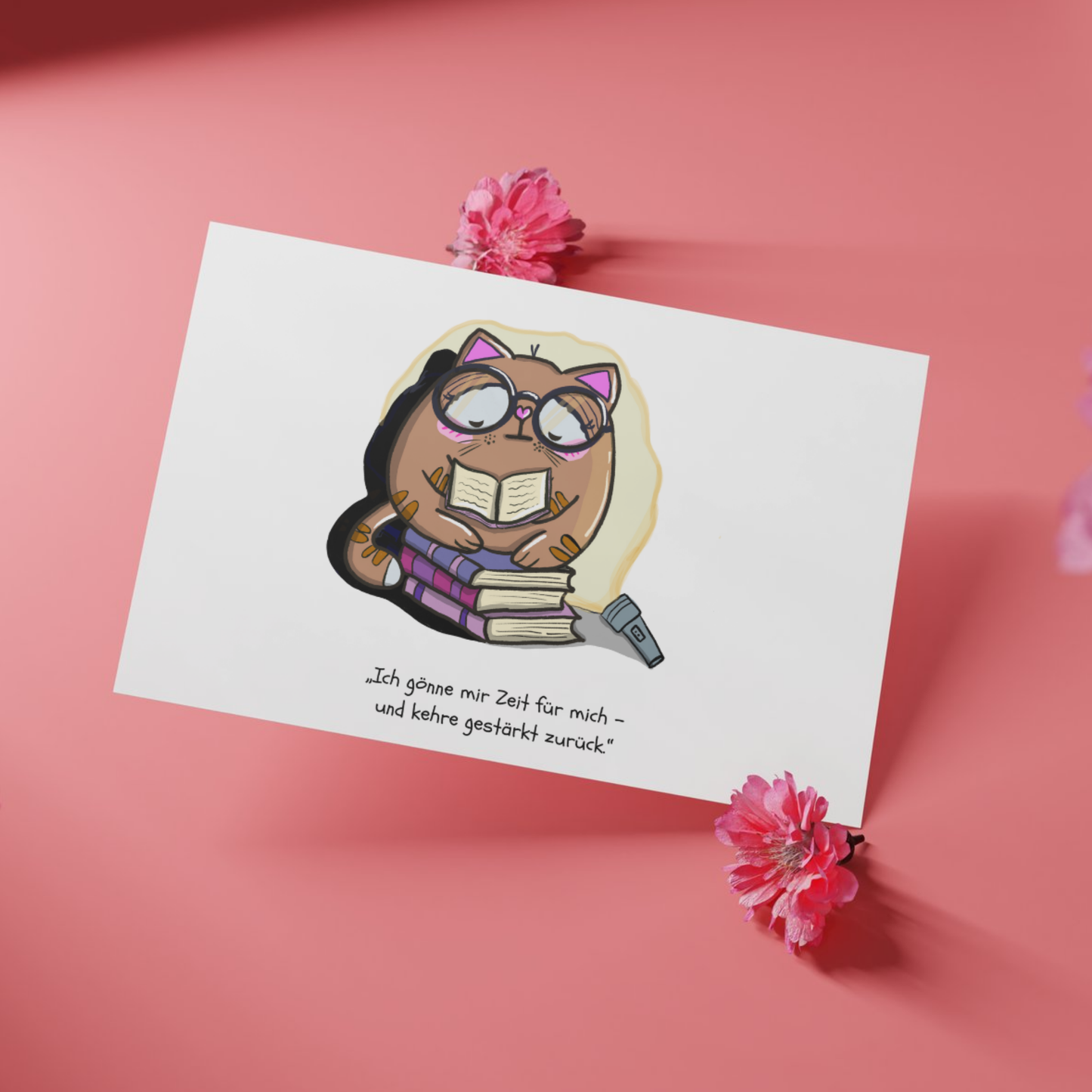 Postkarte „Mieze Frieda – Zeit für mich“