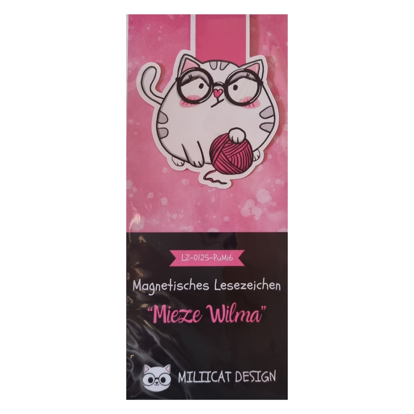 Magnetlesezeichen "Mieze Wilma"