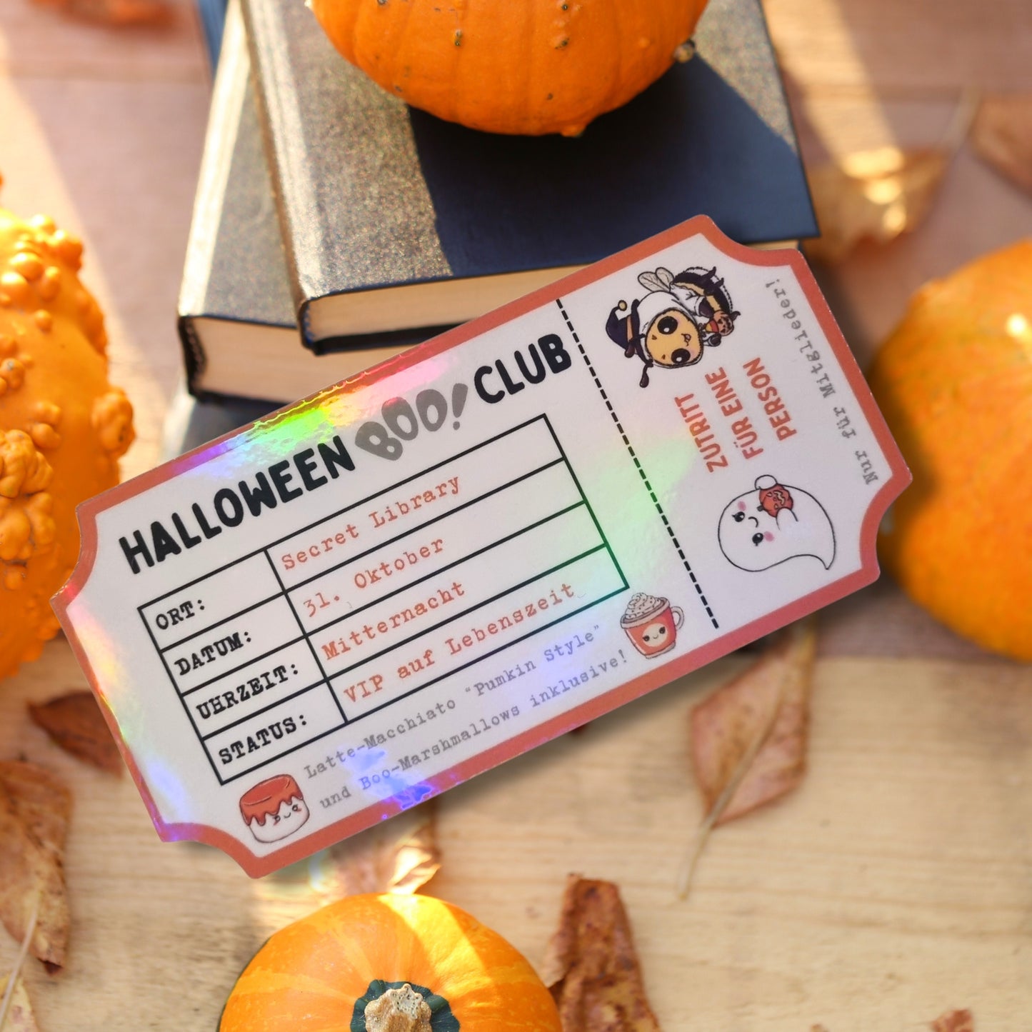 Magnetisches Lesezeichen "Halloween Boo-Club"