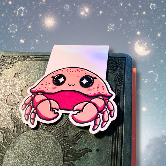 Magnetisches Lesezeichen mit Sternzeichen-Motiv "Krebs"