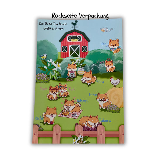 Stickerbogen "Shiba Inu Bande"