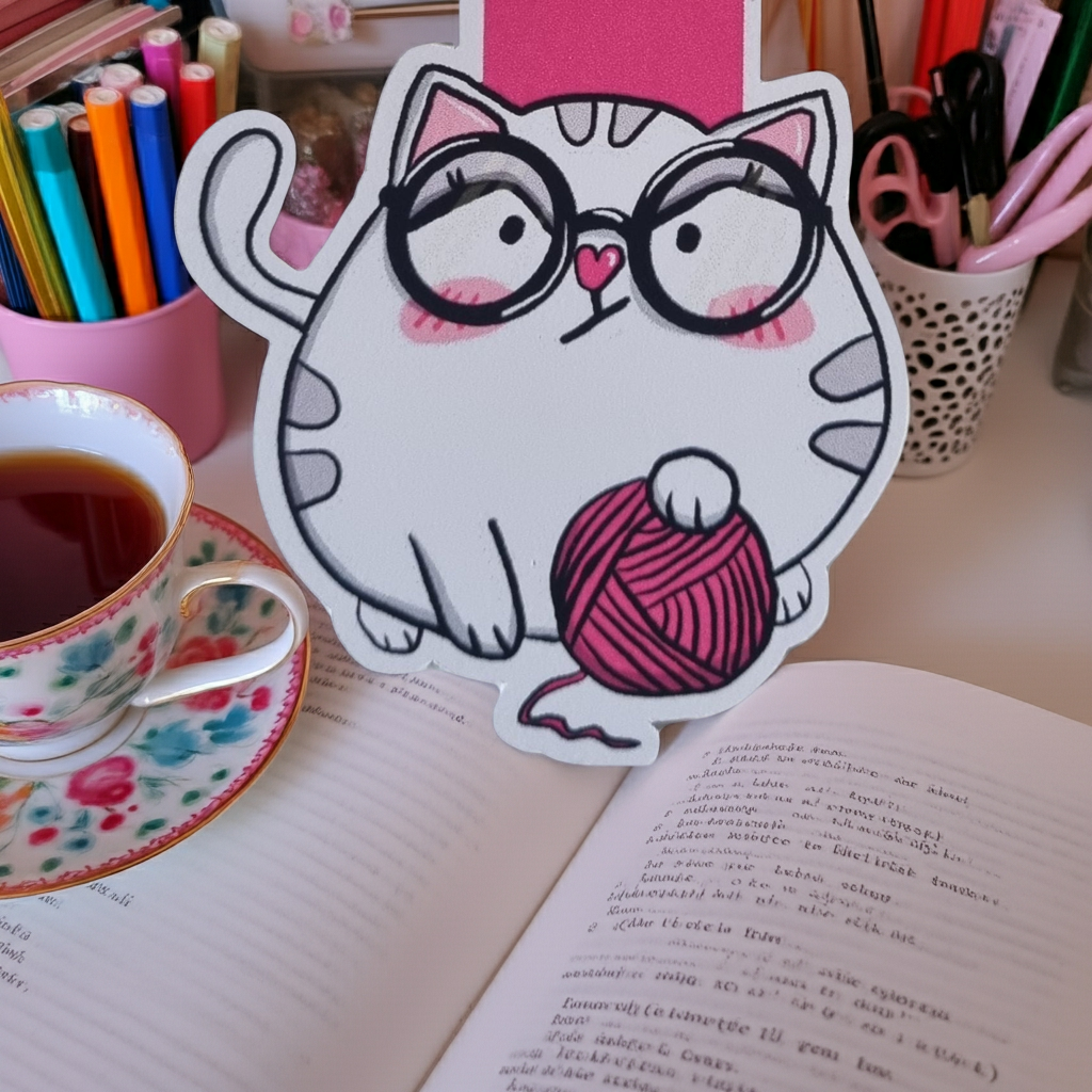 Magnetlesezeichen "Mieze Wilma"