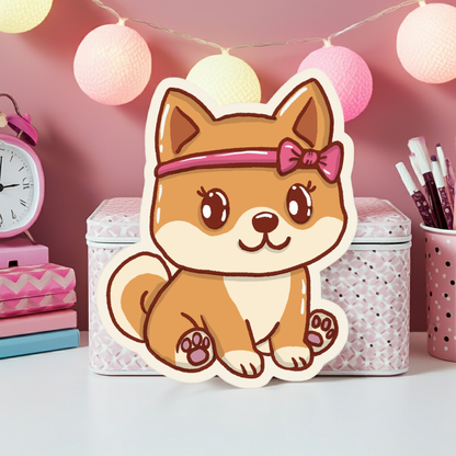 XL-Sticker Shiba-Inu Mädchen „Yumi"