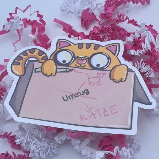 Kater Maximus als XL-Sticker aus dem Atelier von MILLICAT DESIGN mit Holo-Effekt - Jetzt kaufen auf millicat.de