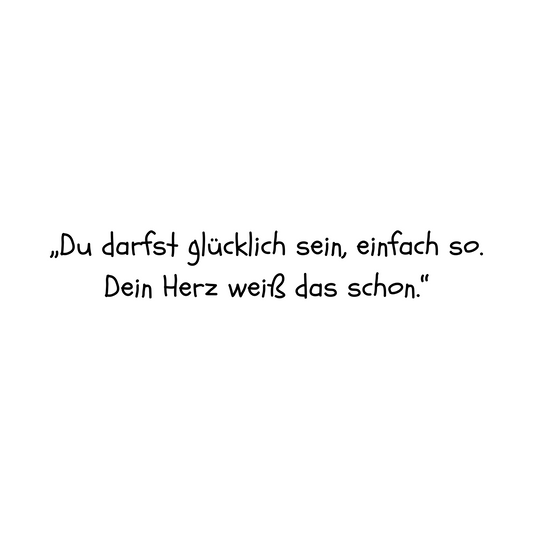 Postkarte „Mieze Hugo – Du darfst glücklich sein“