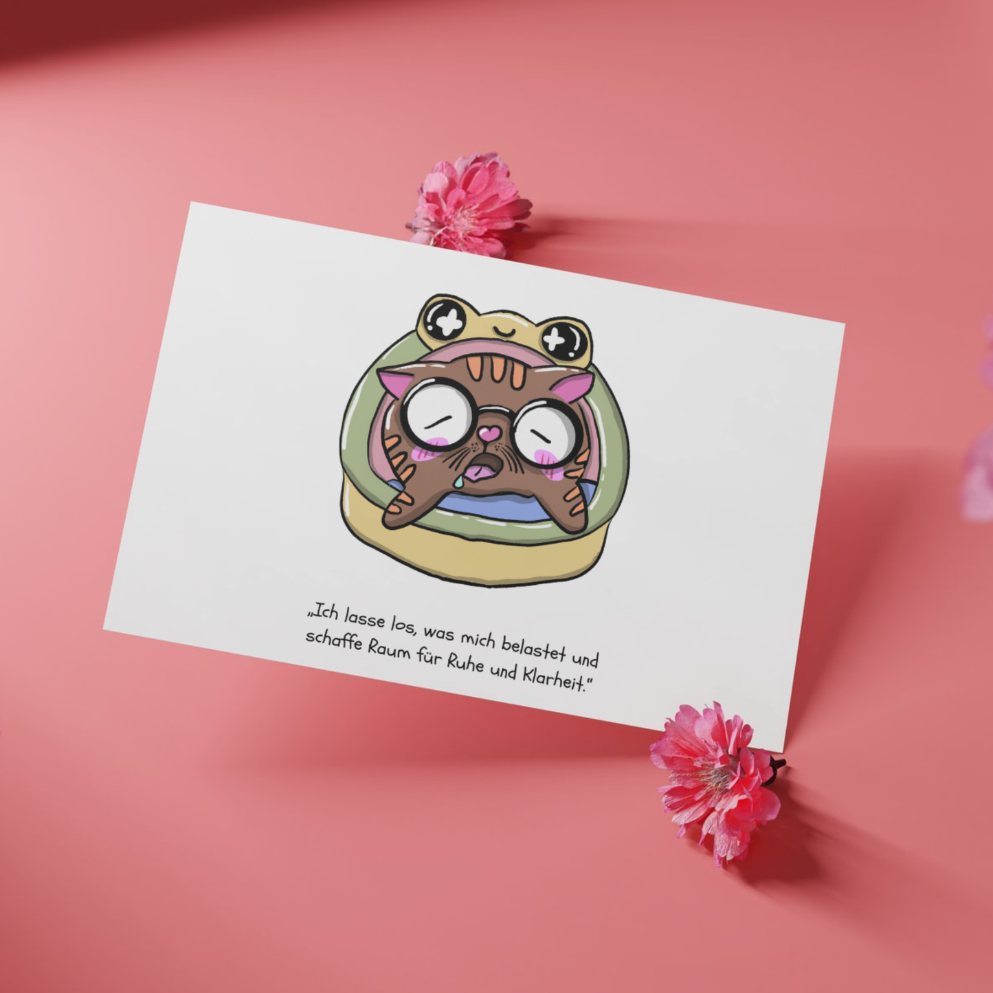 Postkarte „Mieze Ludwig – Raum für Ruhe und Klarheit“