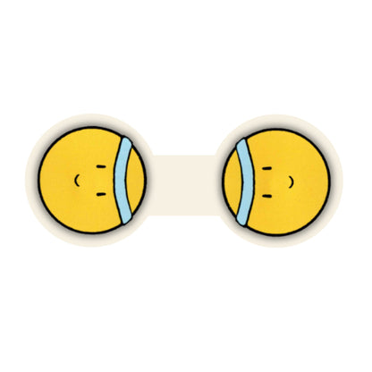 Magnetlesezeichen Smiley aufgeklappt Vorderseite