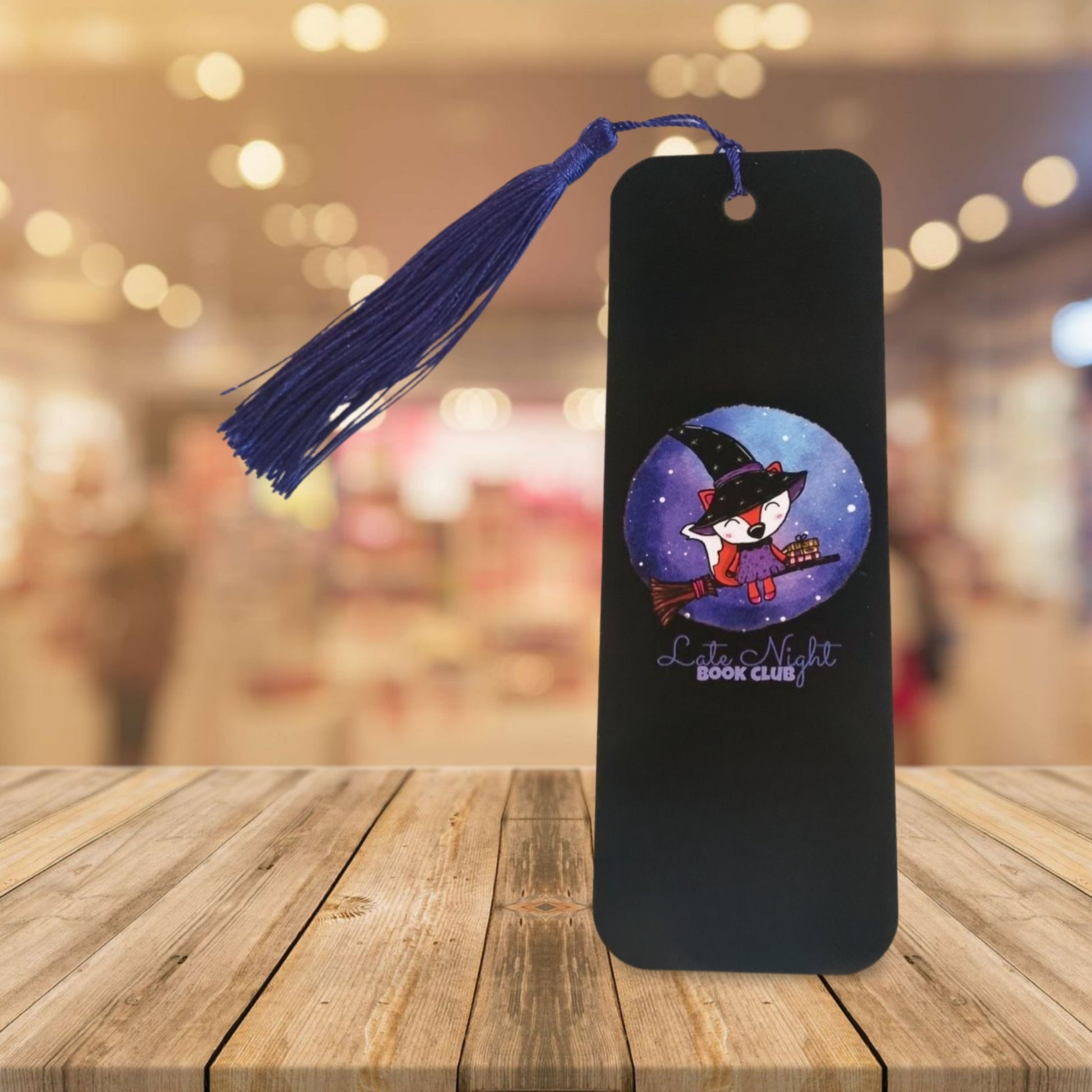 Fuchs Lesezeichen - Rückseite schwarz - millicat.de