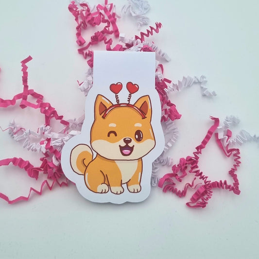 Magnetlesezeichen „Kiko – Shiba Inu Mädchen“