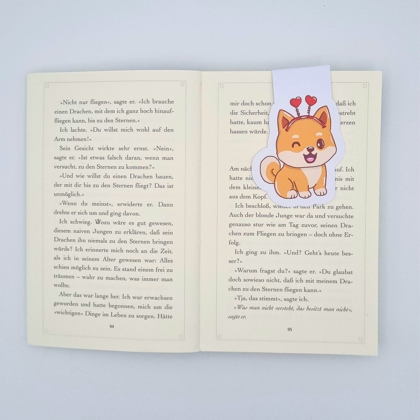 Magnetlesezeichen „Kiko – Shiba Inu Mädchen“