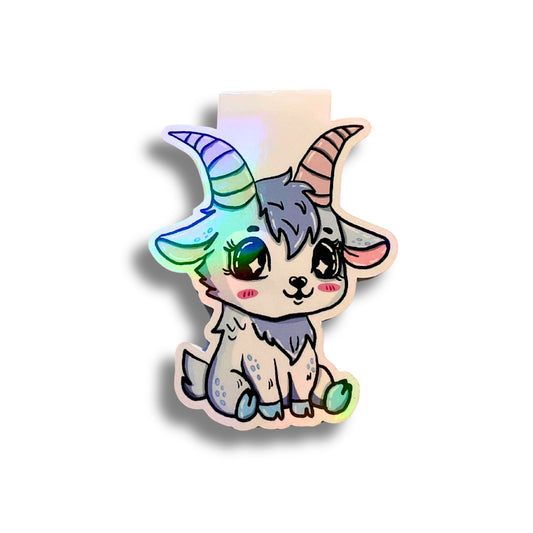 Magnetisches Lesezeichen mit Sternzeichen-Motiv "Steinbock"