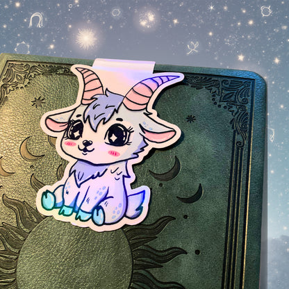 Magnetisches Lesezeichen mit Sternzeichen-Motiv "Steinbock"