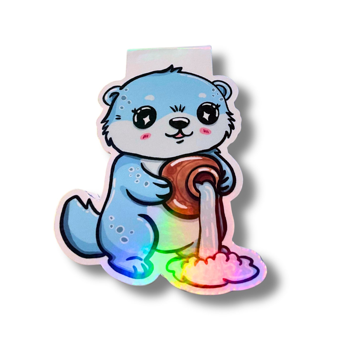 Magnetisches Lesezeichen mit Sternzeichen-Motiv "Wassermann"