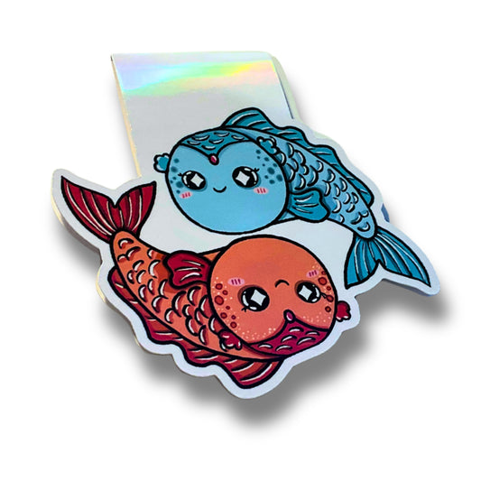 Magnetisches Lesezeichen mit Sternzeichen-Motiv "Fische"