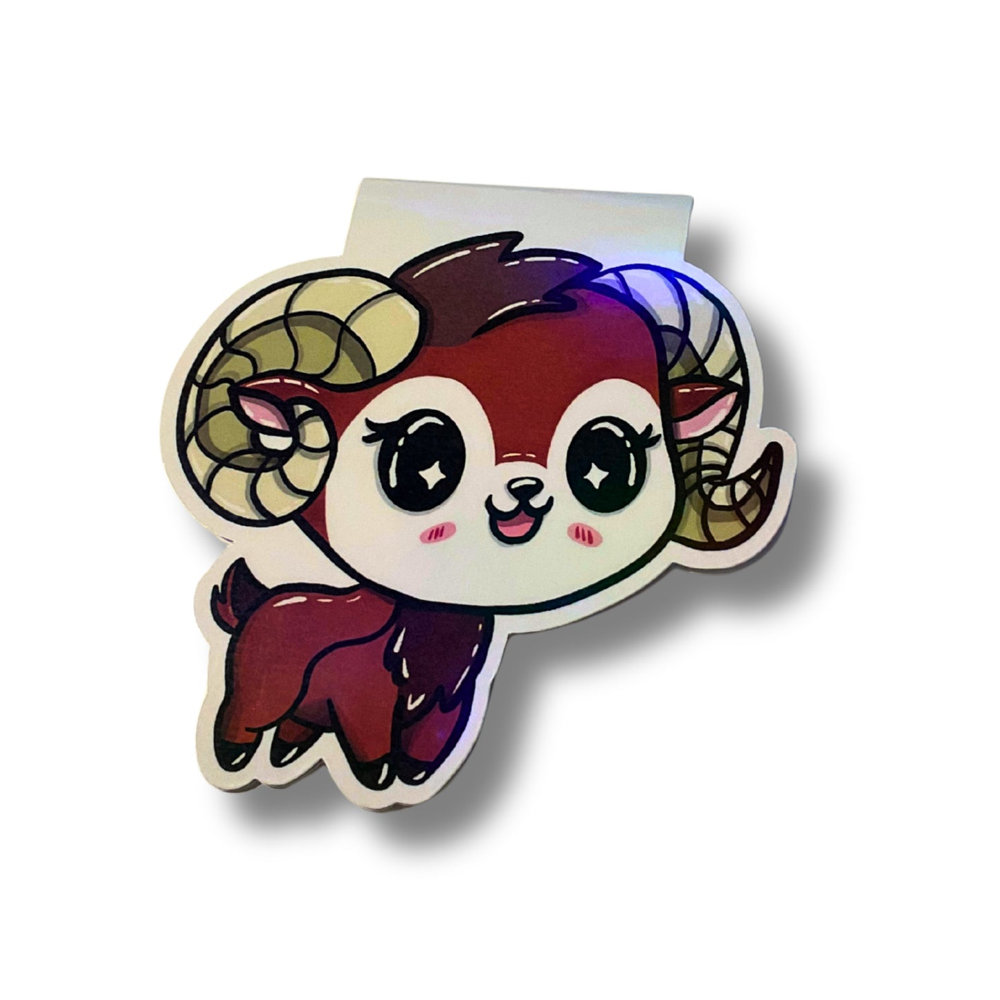 Magnetisches Lesezeichen mit Sternzeichen-Motiv "Widder"