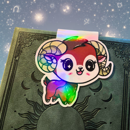 Magnetisches Lesezeichen mit Sternzeichen-Motiv "Widder"