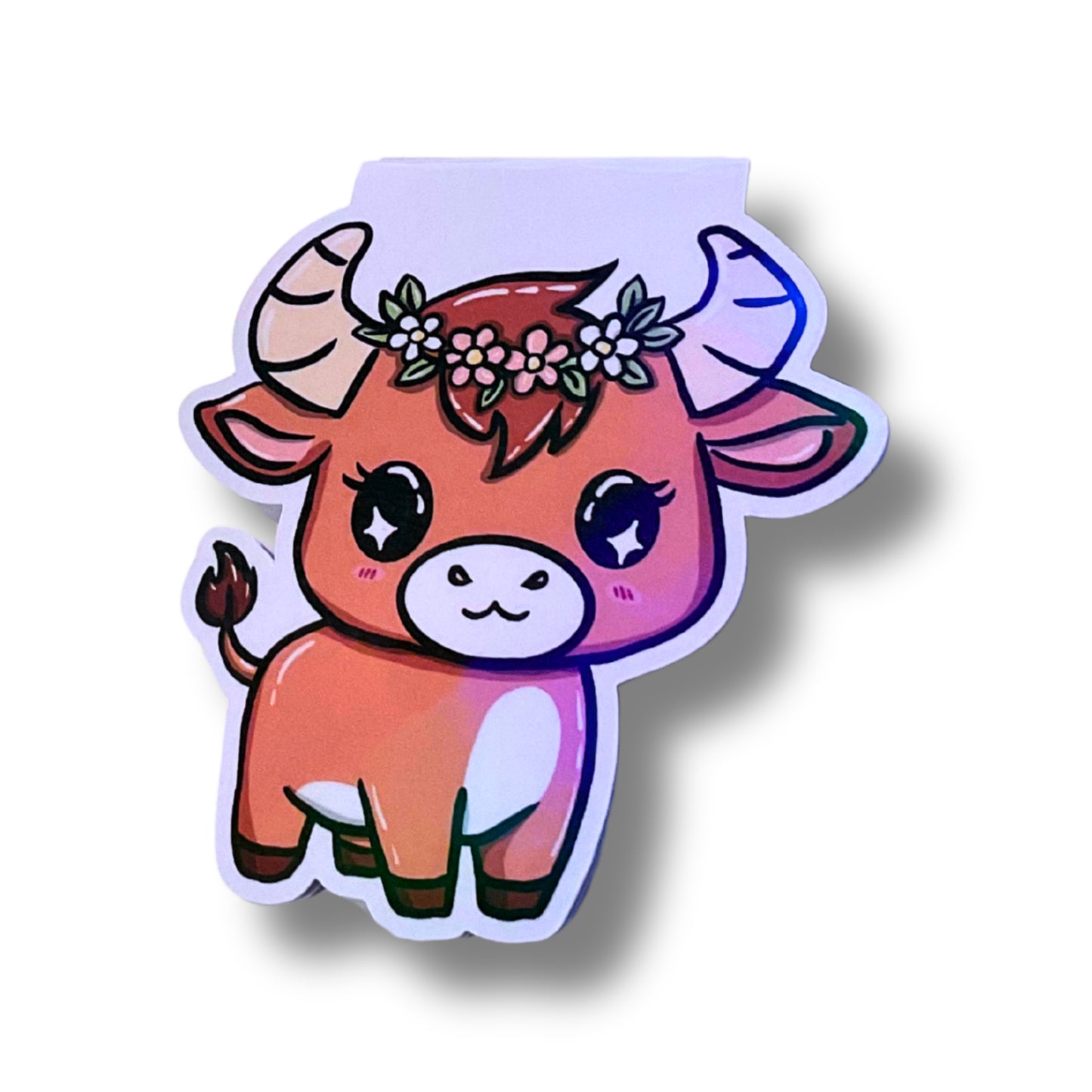 Magnetisches Lesezeichen mit Sternzeichen-Motiv "Stier"