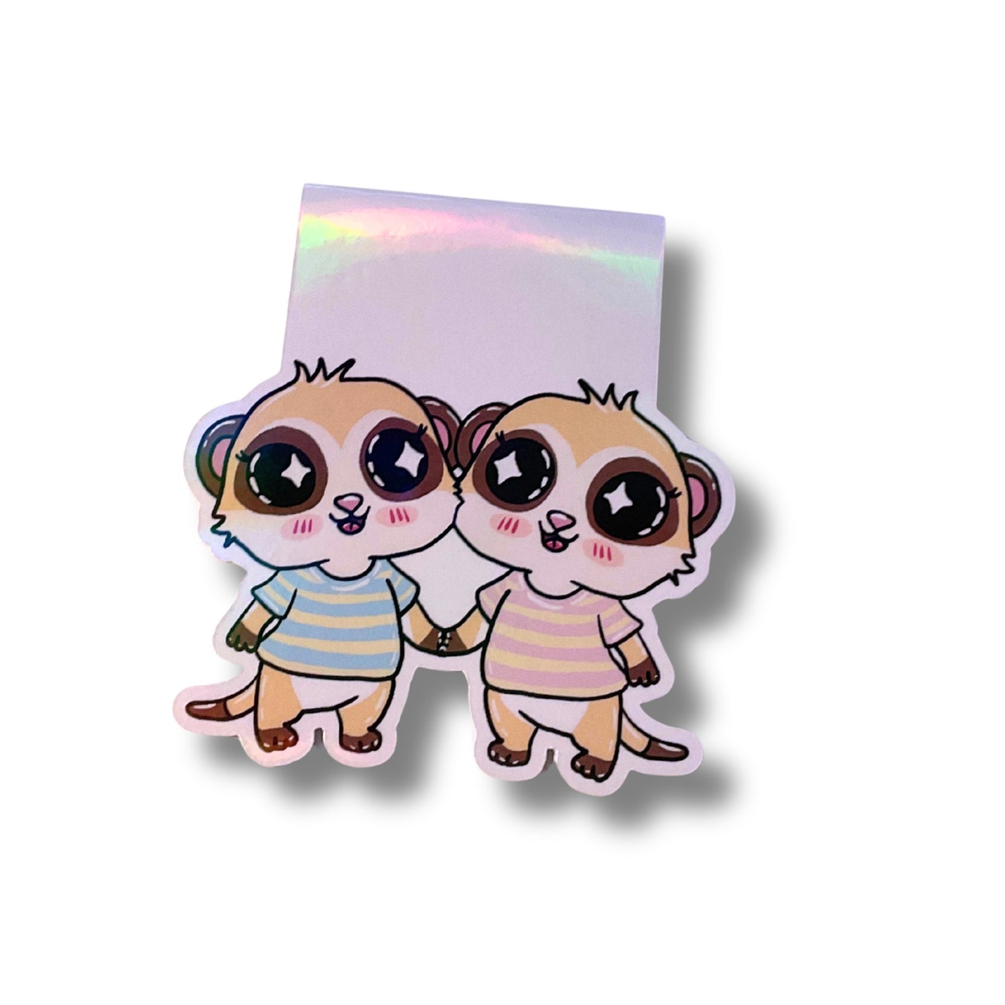 Magnetisches Lesezeichen mit Sternzeichen-Motiv "Zwilling"