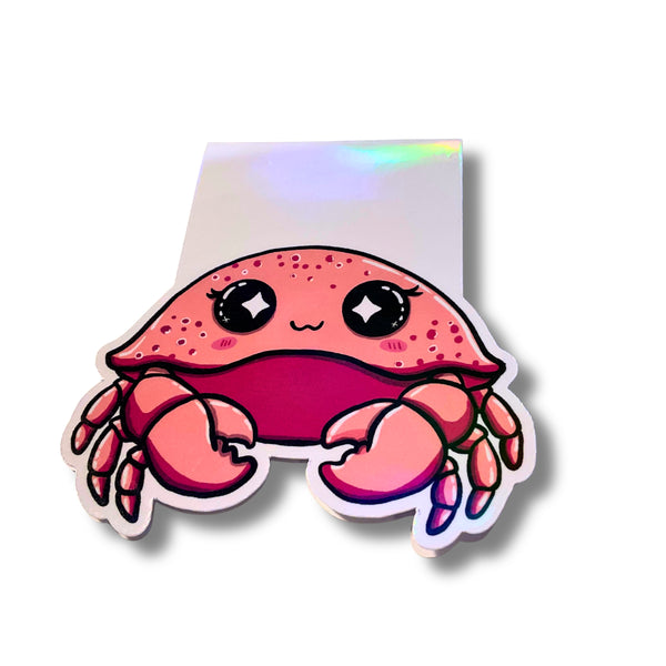 Kawaii Sternzeichen Krebs als top Geschenkidee für Astrologie Begeisterte. Tierkreiszeichen als magnetische Buchzeichen.