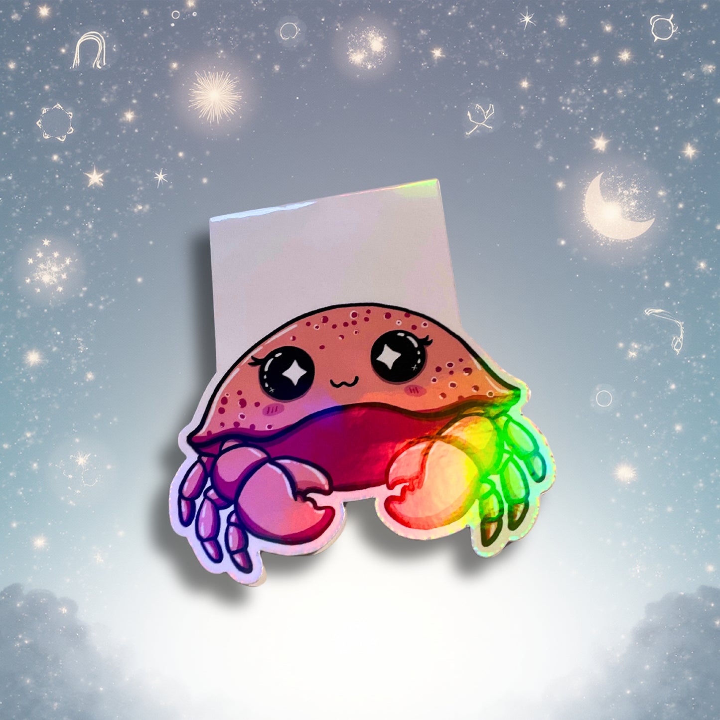 Magnetisches Lesezeichen mit Sternzeichen-Motiv "Krebs"