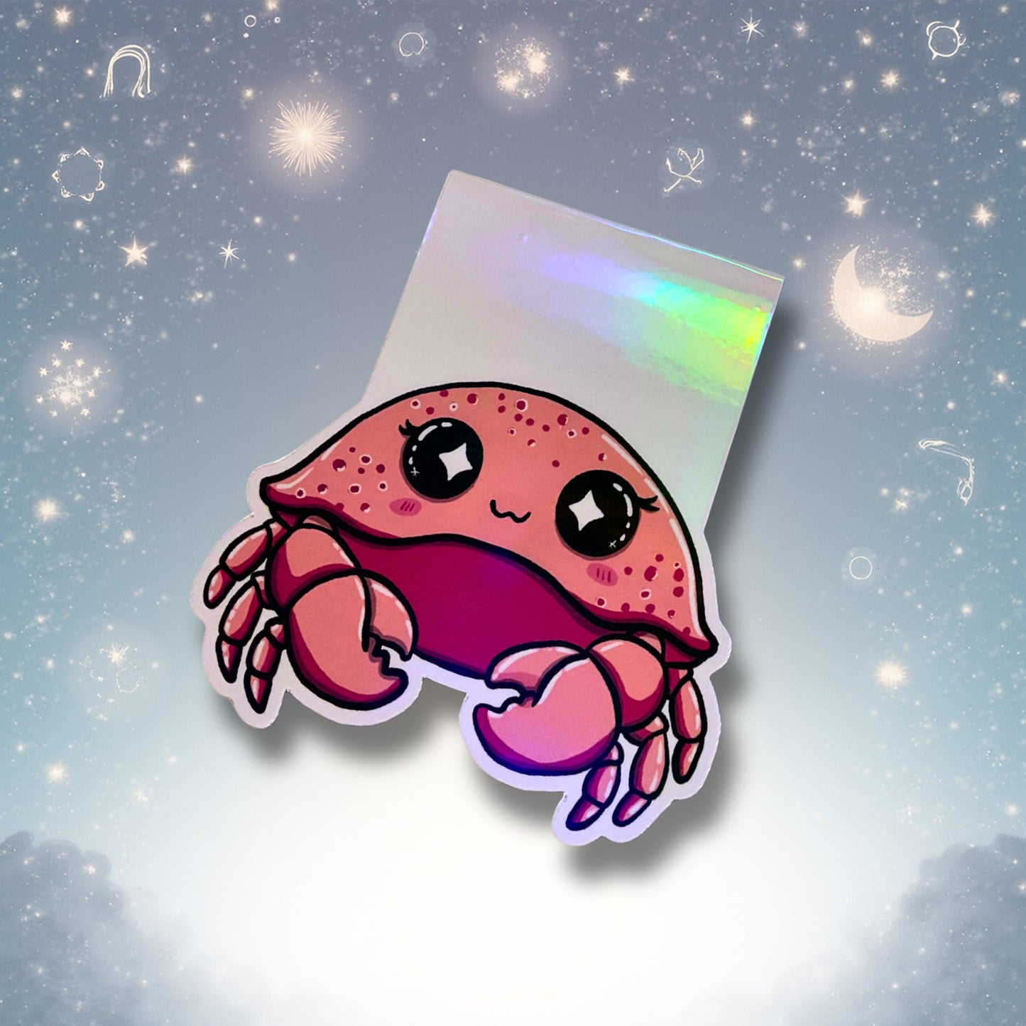 Magnetisches Lesezeichen mit Sternzeichen-Motiv "Krebs"