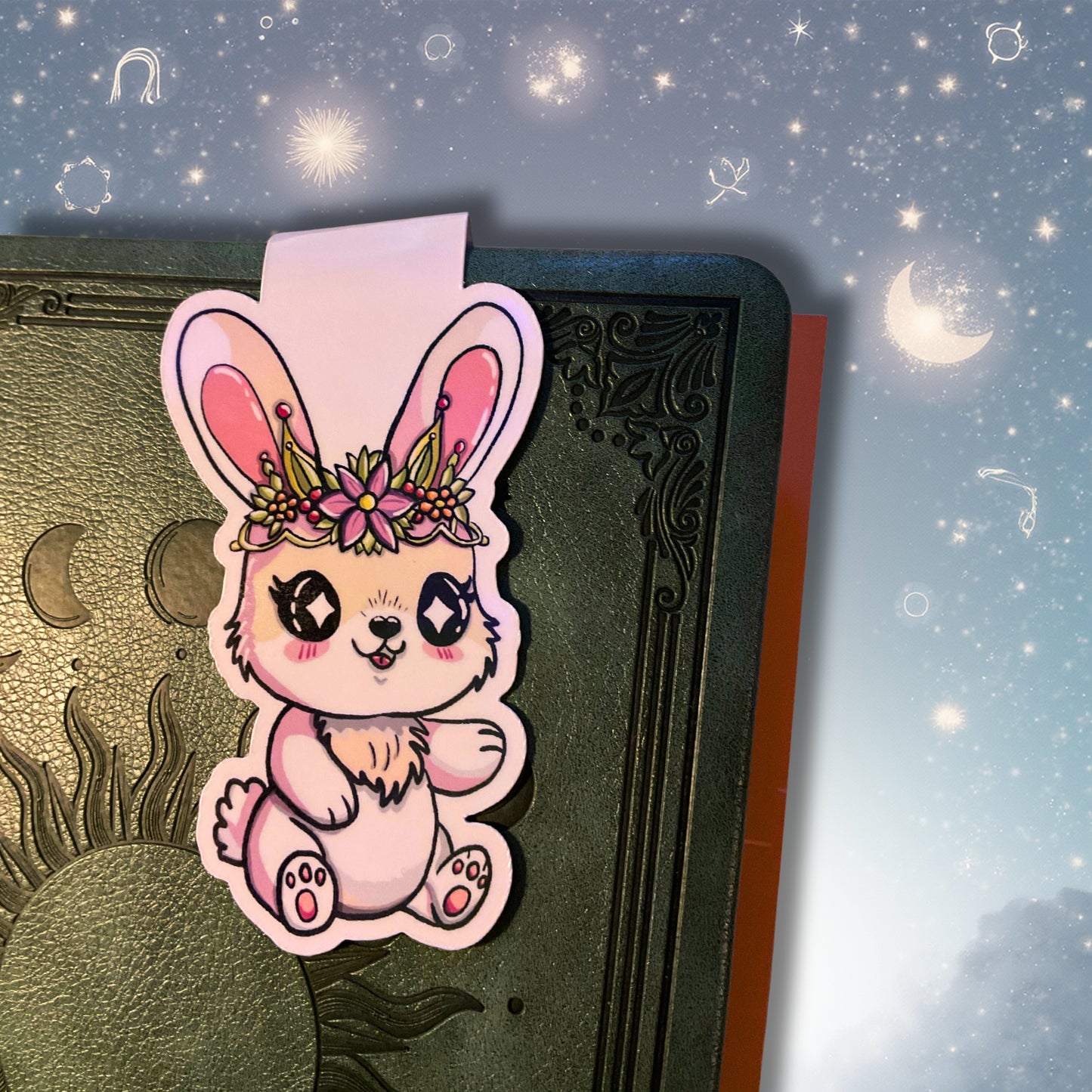 Magnetisches Lesezeichen mit Sternzeichen-Motiv "Jungfrau"