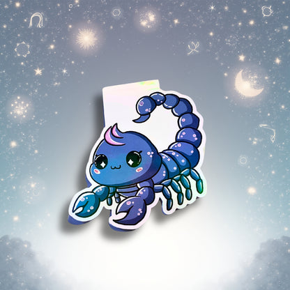 Magnetisches Lesezeichen mit Sternzeichen-Motiv "Skorpion"