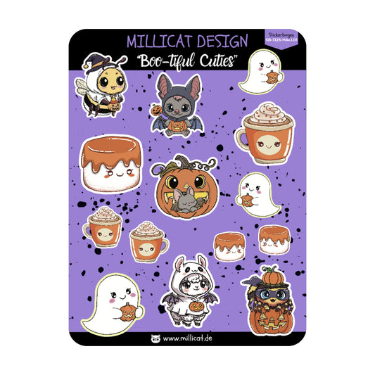 Stickerbogen Halloween "Boo-tiful Cuties"