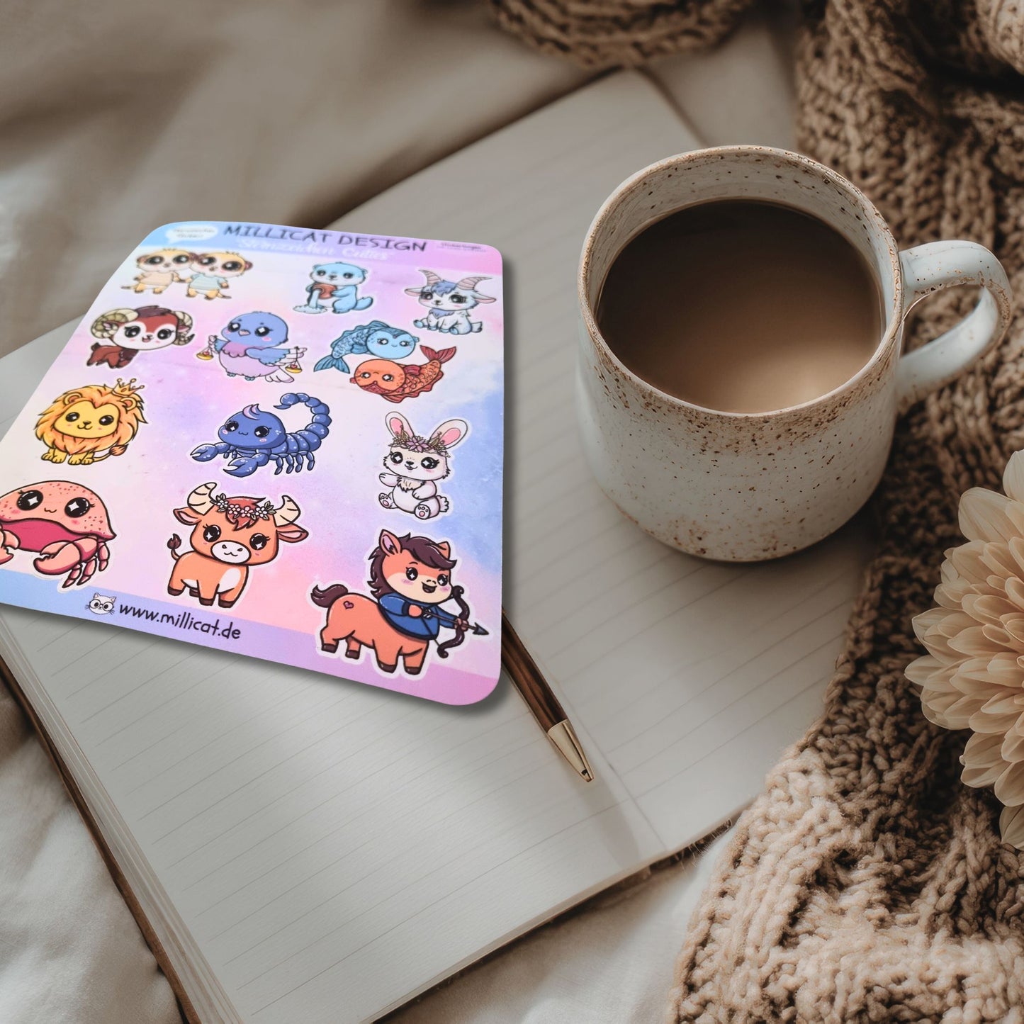 Stickerbogen Sternzeichen "Zodiac Cuties"