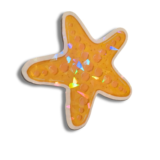XL Sticker „Seestern“ mit Holo-Effekt