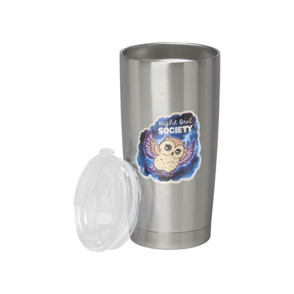 XL-Sticker "Night Owl Society" - Eulensticker mit Holo-Effekt