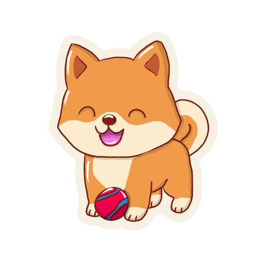 XL-Sticker Shiba-Inu Junge „Kichi"