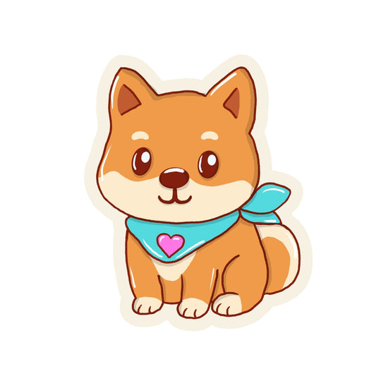 XL-Sticker Shiba-Inu Junge „Kenji"