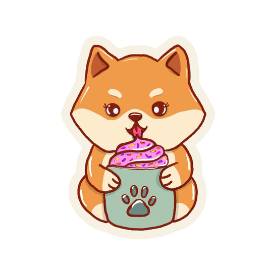 XL-Sticker Shiba-Inu Mädchen „Suki"