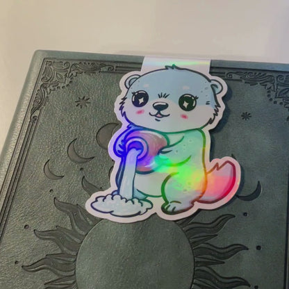 Magnetisches Lesezeichen mit Sternzeichen-Motiv "Wassermann"