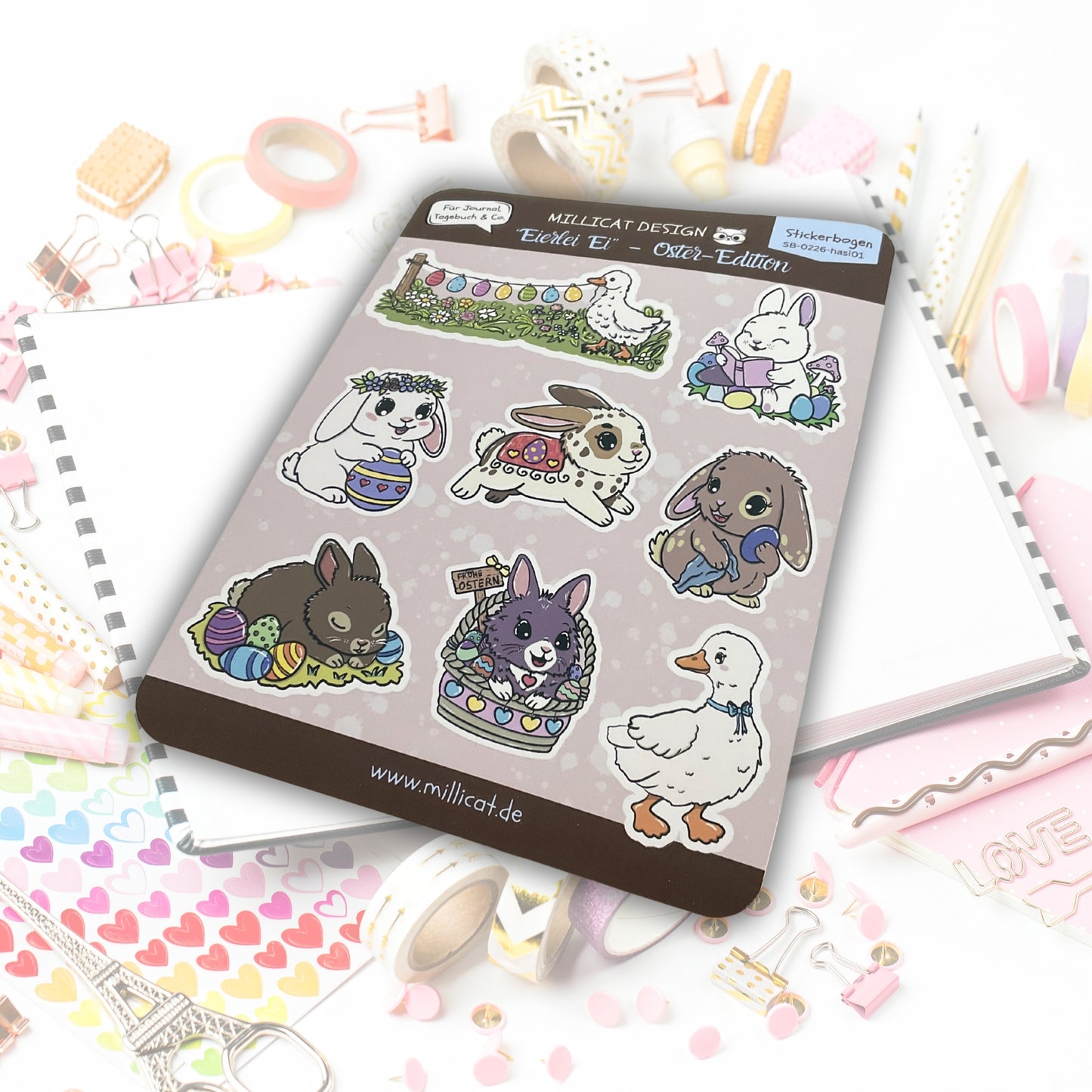 Stickerbogen "Eierlei Ei" | Süße Ostersticker