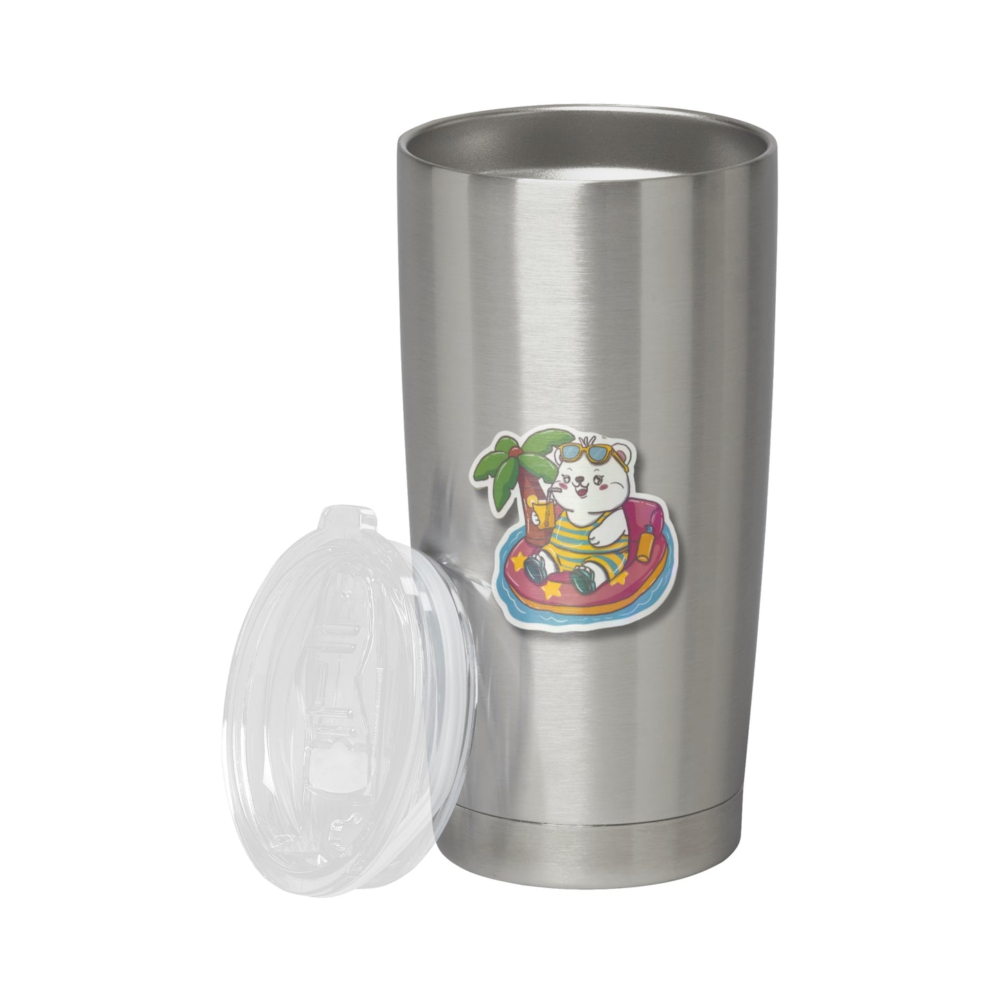 XL-Sticker "Tobi auf der Badeinsel"