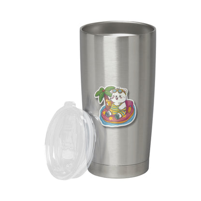 XL-Sticker "Tobi auf der Badeinsel"